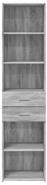 Skříň highboard šedá sonoma 45 x 42,5 x 185 cm kompozitní dřevo 3281453