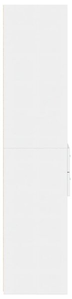 Skříň highboard bílá 50 x 42,5 x 185 cm kompozitní dřevo 3281455
