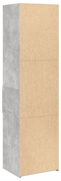 Skříň highboard betonově šedá 50x42,5x185 cm kompozitní dřevo 3281458