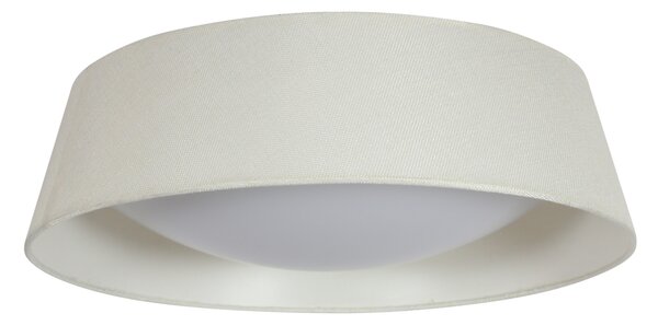 CLX Moderní stropní přisazené LED osvělení NUORO, 16W, studená bílá, 46cm, kulaté, krémové 31-41494