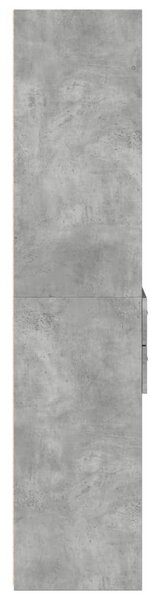 Skříň highboard betonově šedá 50x42,5x185 cm kompozitní dřevo 3281458