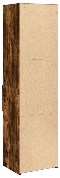 Skříň highboard kouřový dub 50 x 42,5 x 185 cm kompozitní dřevo 3281459