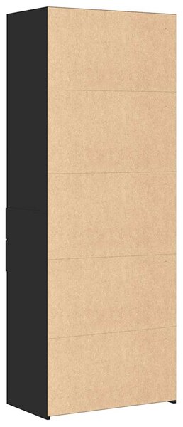 Skříň highboard černá 70 x 42,5 x 185 cm kompozitní dřevo 3281463