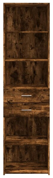 Skříň highboard kouřový dub 50 x 42,5 x 185 cm kompozitní dřevo 3281459