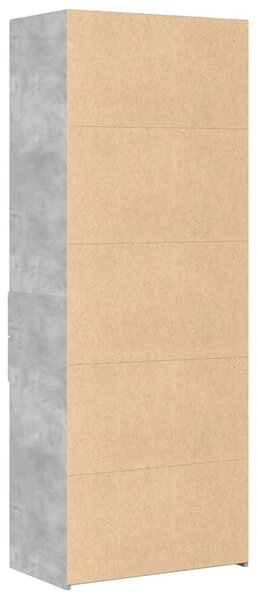 Skříň highboard betonově šedá 70x42,5x185 cm kompozitní dřevo 3281465