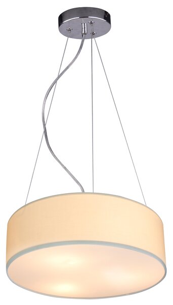 CLX Závěsné moderní osvětlení CORIGLIANO-ROSSANO, 3xE27, 40W, 40cm, kulaté, krémové 31-67739