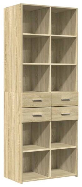 Skříň highboard dub sonoma 70 x 42,5 x 185 cm kompozitní dřevo 3281464