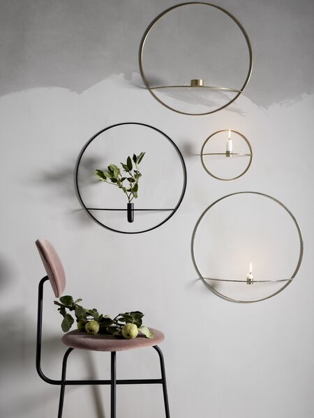 Audo Copenhagen Svícen POV Circle Tealight Brass - L MN139