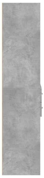 Skříň highboard betonově šedá 70x42,5x185 cm kompozitní dřevo 3281465