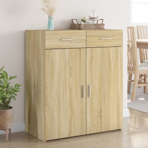 Příborník dub sonoma 80 x 42,5 x 93 cm kompozitní dřevo 3281471