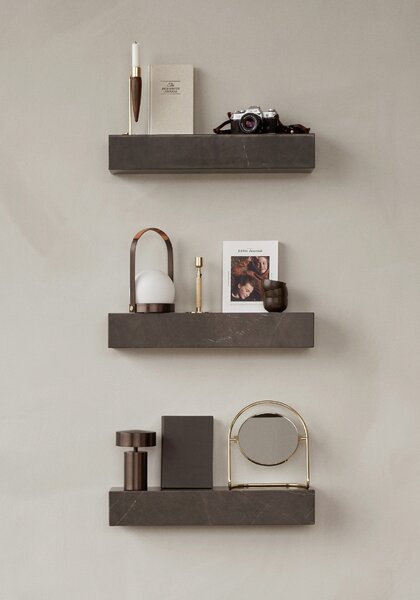 Audo Copenhagen Svícen Umanoff Polished Brass/Walnut MN188