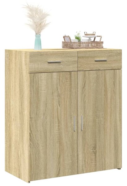 Příborník dub sonoma 80 x 42,5 x 93 cm kompozitní dřevo 3281471