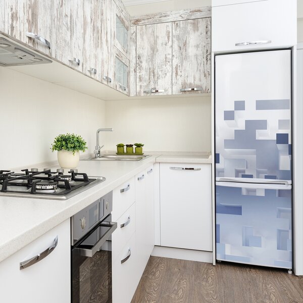 Foto nálepka na ledničku Abstrakce kostky FridgeStick-70x190-f-51138610