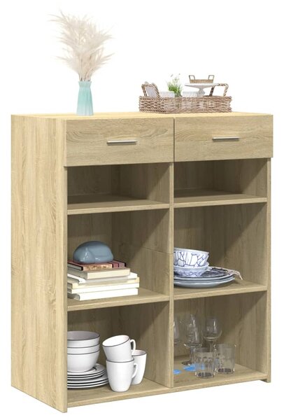 Příborník dub sonoma 80 x 42,5 x 93 cm kompozitní dřevo 3281478