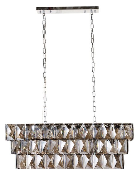 Designový lustr Gadiel 88 cm šedý