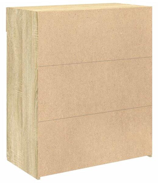Příborník dub sonoma 80 x 42,5 x 93 cm kompozitní dřevo 3281478