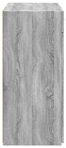 Příborník šedý sonoma 80 x 42,5 x 93 cm kompozitní dřevo 3281474