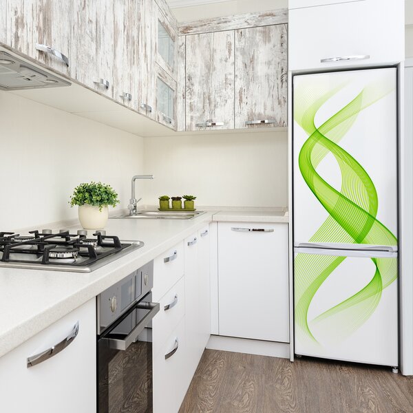 Nálepka fototapeta lednička Barevné vlny FridgeStick-70x190-f-51509476