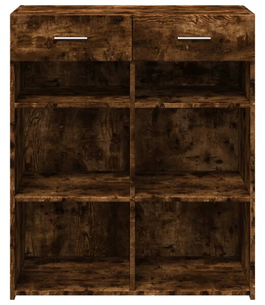 Příborník kouřový dub 80 x 42,5 x 93 cm kompozitní dřevo 3281480