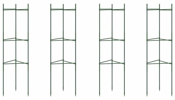 Podpěrné klece pro rajčata 4 ks 116 cm ocel a PP 3281483