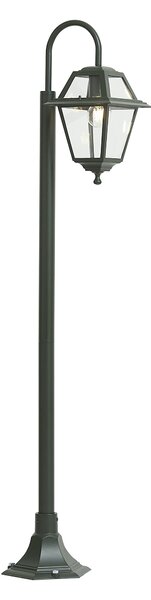 Klasická venkovní lucerna tmavě zelená 135 cm IP44 - Berta