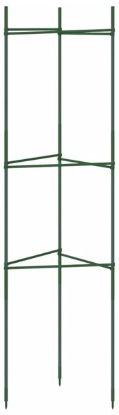 Podpěrné klece pro rajčata 4 ks 116 cm ocel a PP 3281483