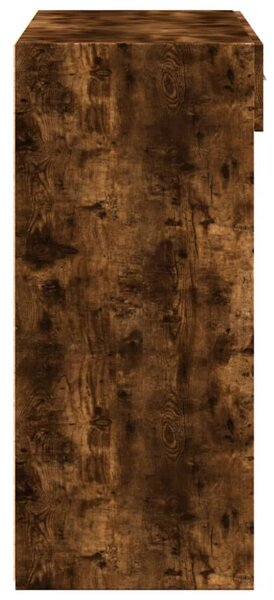 Příborník kouřový dub 80 x 42,5 x 93 cm kompozitní dřevo 3281480
