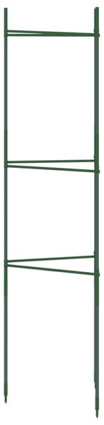 Podpěrné klece pro rajčata 4 ks 116 cm ocel a PP 3281483
