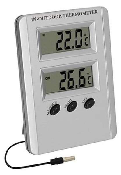 MPM Digitální teploměr Webber - stříbrný E24.4838.70.005816