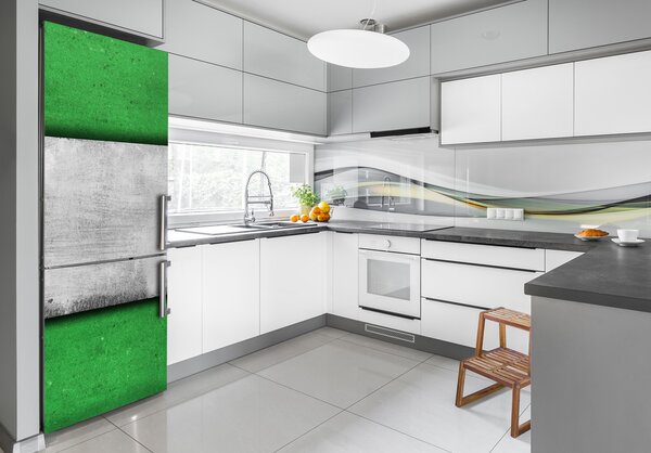 Foto tapeta na ledničku Zelená zeď FridgeStick-70x190-f-51823590