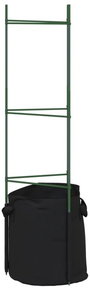 Podpěrné klece pro rajčata s pytlem 4 ks 116 cm ocel a PP 3281484