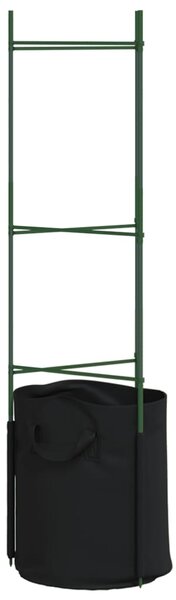Podpěrné klece pro rajčata s pytlem 4 ks 116 cm ocel a PP 3281484