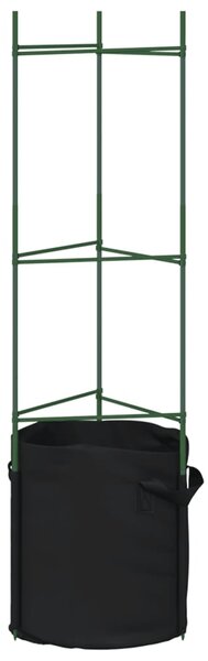 Podpěrné klece pro rajčata s pytlem 4 ks 116 cm ocel a PP 3281484