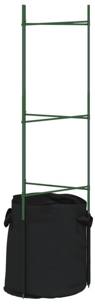 Podpěrné klece pro rajčata s pytlem 4 ks 116 cm ocel a PP 3281484