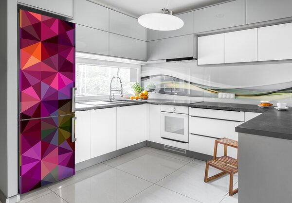 Nálepka fototapeta lednička Abstraktní vlny FridgeStick-70x190-f-52249720