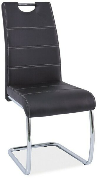 Jídelní čalouněná židle H-666 černá