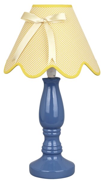 CLX Dětská stolní lampička VENTIMIGLIA, 1xE14, 40W, žlutomodrá 41-63472