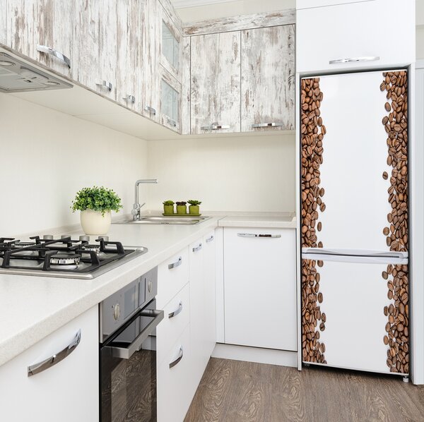 Nálepka na ledničku samolepící Zrnka kávy FridgeStick-70x190-f-98900337