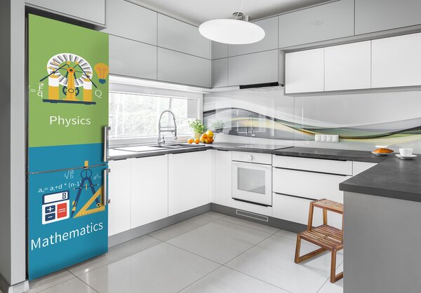 Tapeta na ledničku Školní předměty FridgeStick-70x190-f-99028312