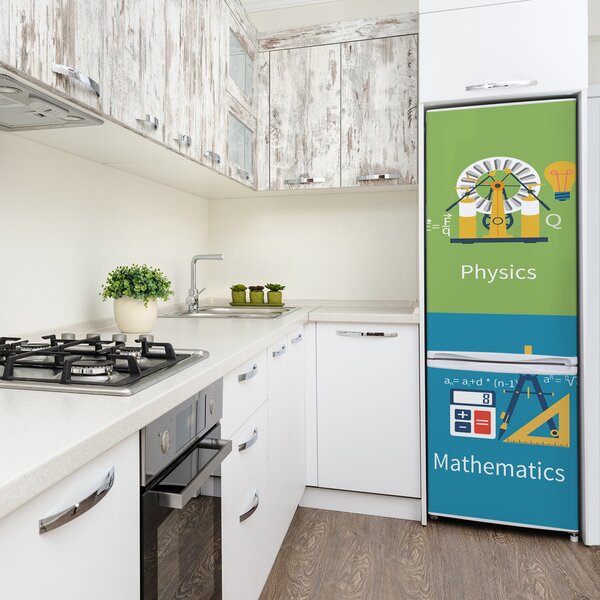 Tapeta na ledničku Školní předměty FridgeStick-70x190-f-99028312