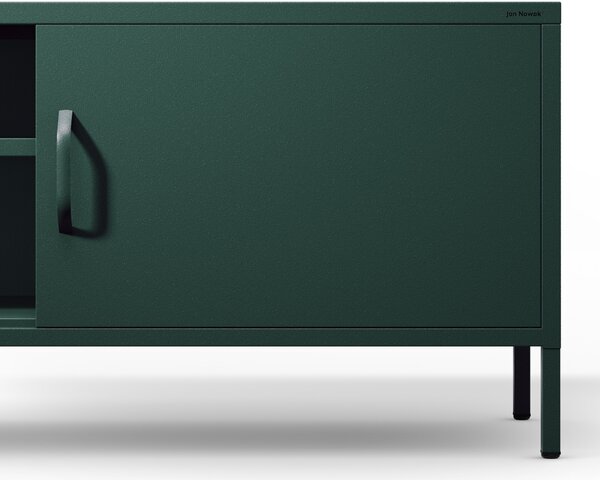 TV stolek XL ROSARIA 1700 x 400 x 500, lahvově zelený