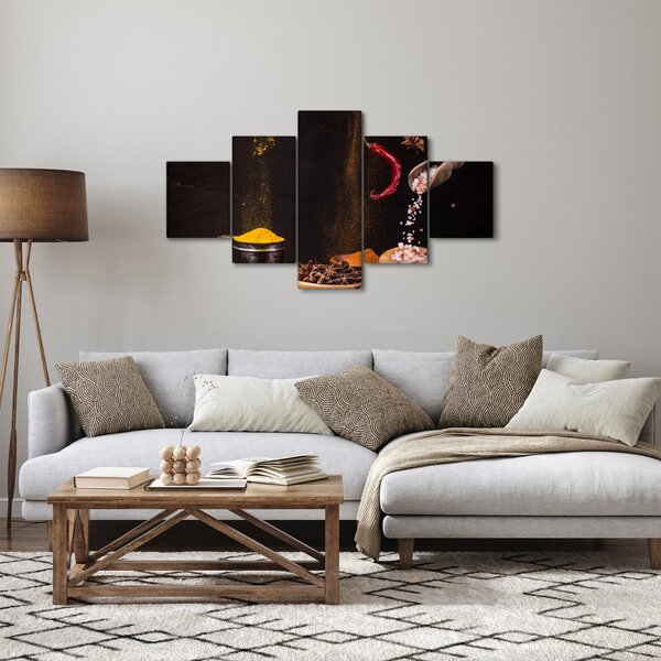 Obraz - Koření v pohybu (125x70 cm)