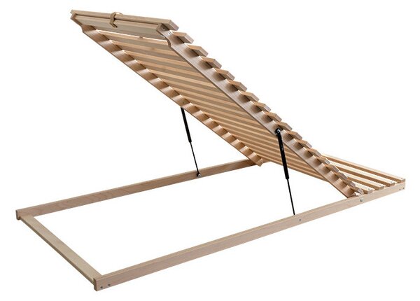 Ahorn Bukový rošt Fagus Latt P – výklop od nohou s pístem, nosnost 160 kg 80x200