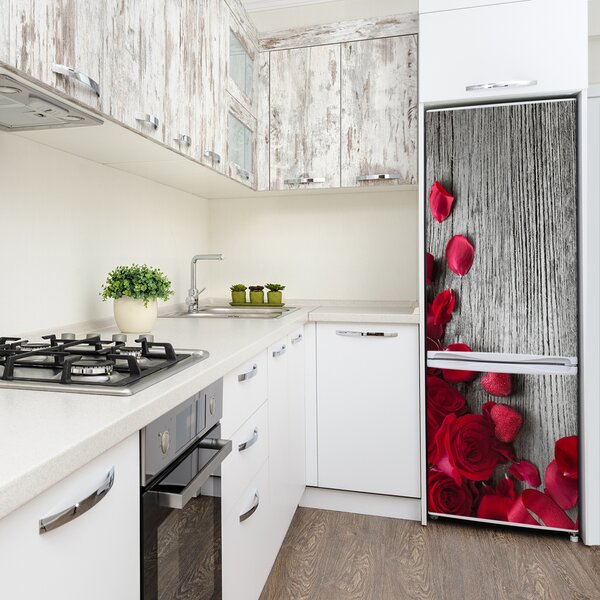 Nálepka na ledničku Červené růže FridgeStick-70x190-f-99989329