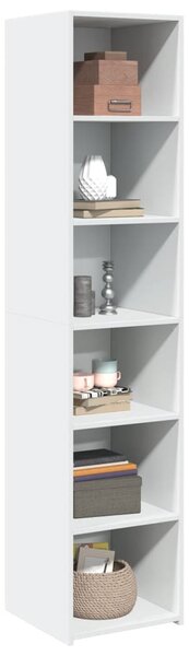 Skříň highboard bílá 40 x 41 x 185 cm kompozitní dřevo 3281666
