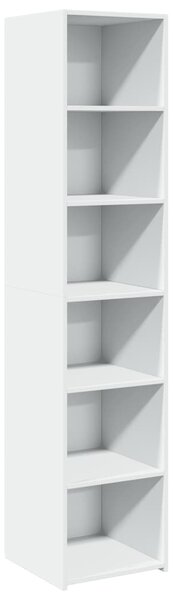 Skříň highboard bílá 40 x 41 x 185 cm kompozitní dřevo 3281666