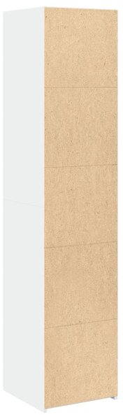 Skříň highboard bílá 40 x 41 x 185 cm kompozitní dřevo 3281666