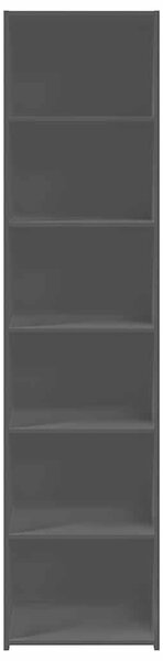 Skříň highboard černá 45 x 41 x 185 cm kompozitní dřevo 3281674
