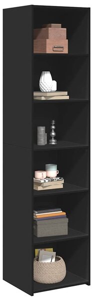 Skříň highboard černá 45 x 41 x 185 cm kompozitní dřevo 3281674