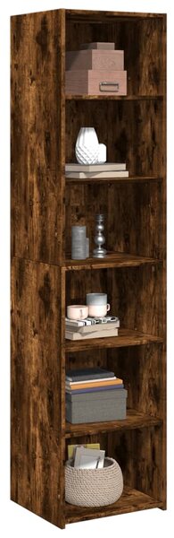 Skříň highboard kouřový dub 45 x 41 x 185 cm kompozitní dřevo 3281677